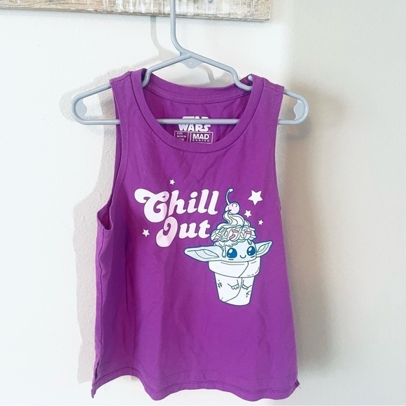 STAR WARS LOT of 3 Girls Tops Size M (7-8) Baby Yoda, The Child, The Mandalorian - Picture 5 of 10